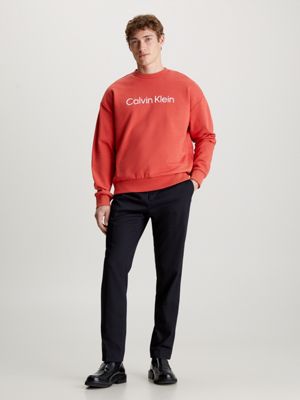 Mens calvin klein crew neck sweatshirt sale