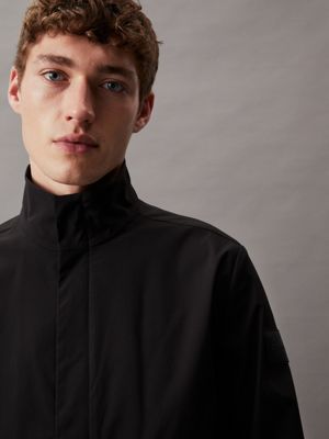 ck black technical blouson jacket for men calvin klein