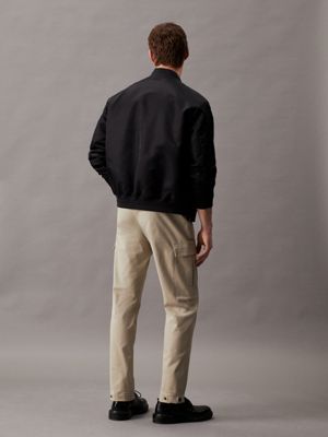 london fog tapered twill cargo trousers for men calvin klein