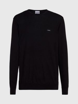 Calvin klein shop black jumper mens