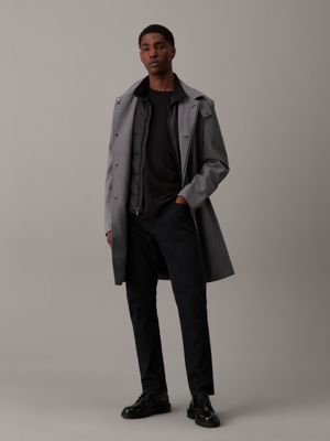 Calvin klein trench coat men best sale