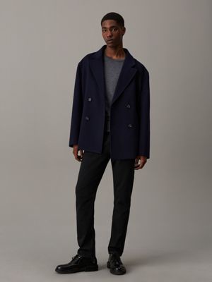 Calvin klein black peacoat hotsell