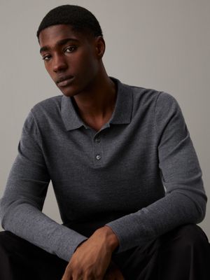 Grey merino jumper best sale