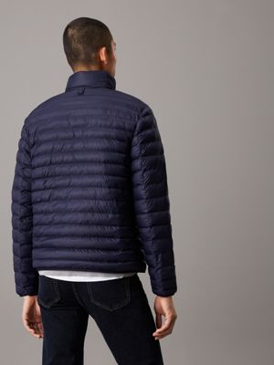 night sky quilted puffer jacket for men calvin klein