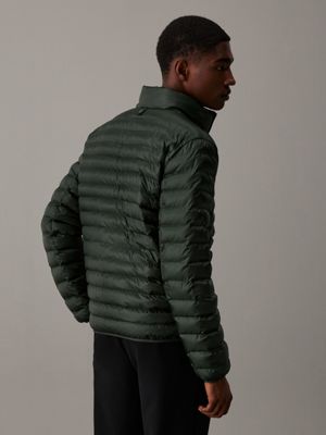 midnight forest quilted puffer jacket for men calvin klein