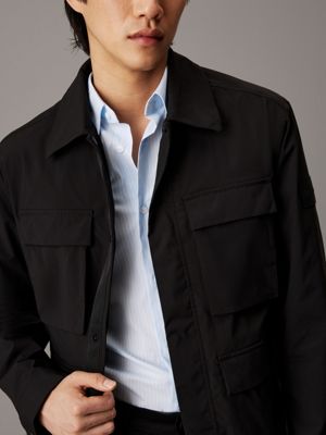 ck black four pocket jacket for men calvin klein