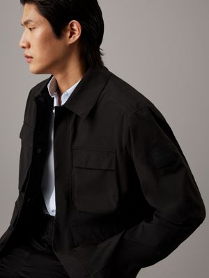 ck black four pocket jacket for men calvin klein