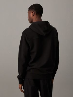 ck black logo hoodie for men calvin klein