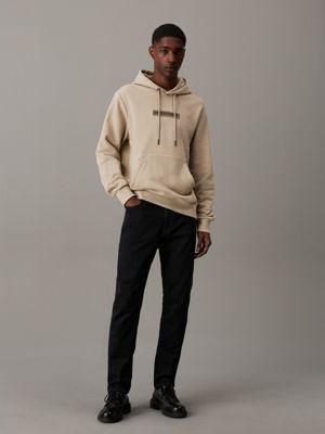 fresh clay logo hoodie for men calvin klein