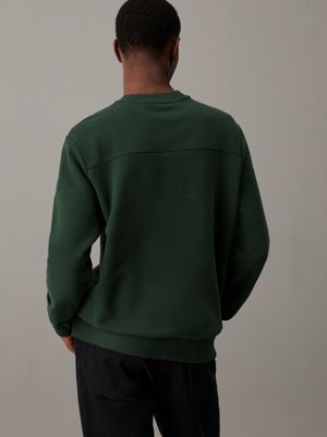 midnight forest logo sweatshirt for men calvin klein