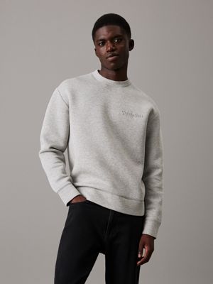 Calvin klein logo sweatshirt hotsell