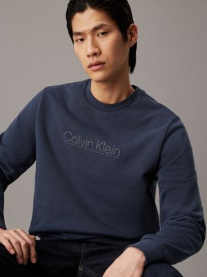 ink fleece logo sweatshirt for men calvin klein