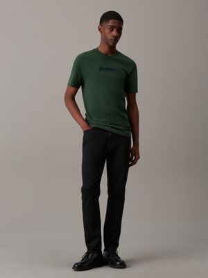 midnight forest logo t-shirt for men calvin klein