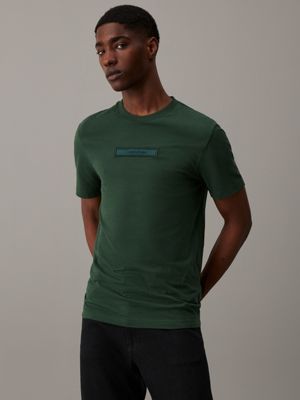 Calvin klein t shirt green sale