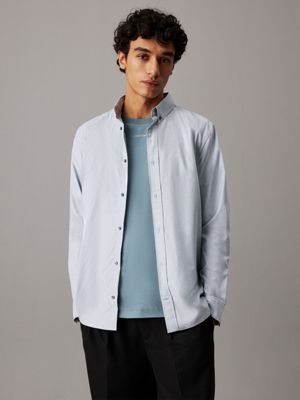 Calvin klein mandarin collar shirt online