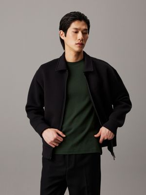 Calvin klein zip front jacket online