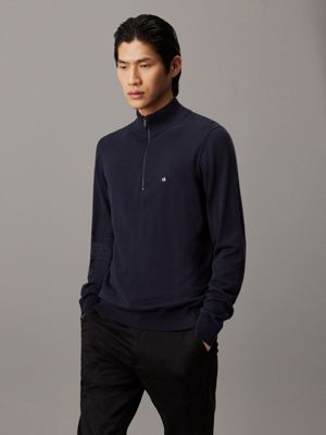 Calvin klein men's quarter zip sale