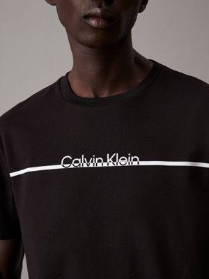 ck black logo t-shirt for men calvin klein