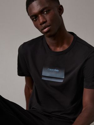 ck black gradient graphic t-shirt for men calvin klein