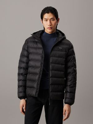 Mens puffer hoodie on sale