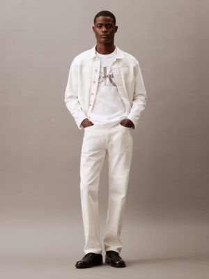 Calvin Klein White Cotton Mens T-Shirt main image 0