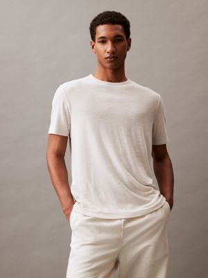 Calvin klein t shirt beige best sale