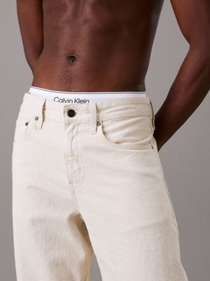 denim light relaxed jeans for men calvin klein