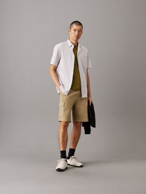 tree house straight twill cargo shorts for men calvin klein