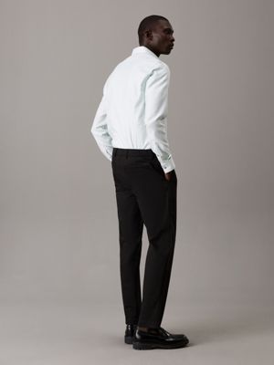 ether slim structured non-iron dress shirt for men calvin klein