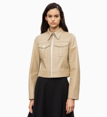 calvin klein cropped jacket