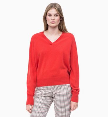 calvin klein v neck jumper