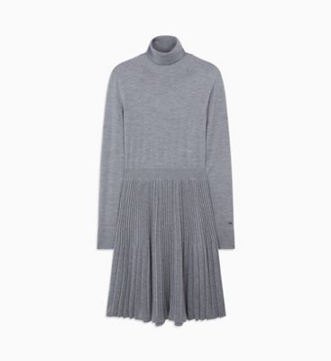 calvin klein wool dress