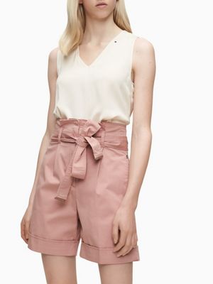 cotton paperbag shorts