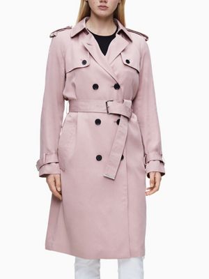 calvin klein hooded stretch raincoat