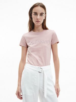 Slim Organic Cotton Logo T-shirt Calvin 