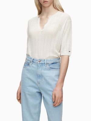 cotton linen jumper