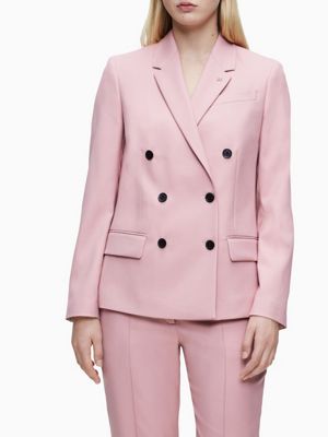 calvin klein pink blazer