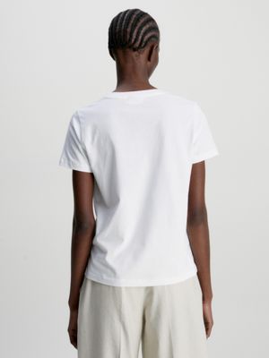 prototipo Fuera de servicio Jane Austen Camiseta de algodón orgánico con logo Calvin Klein® | K20K202142YAF