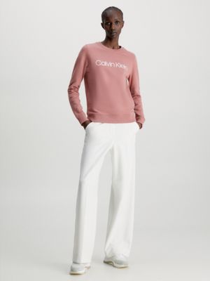 Light pink shop calvin klein sweatshirt