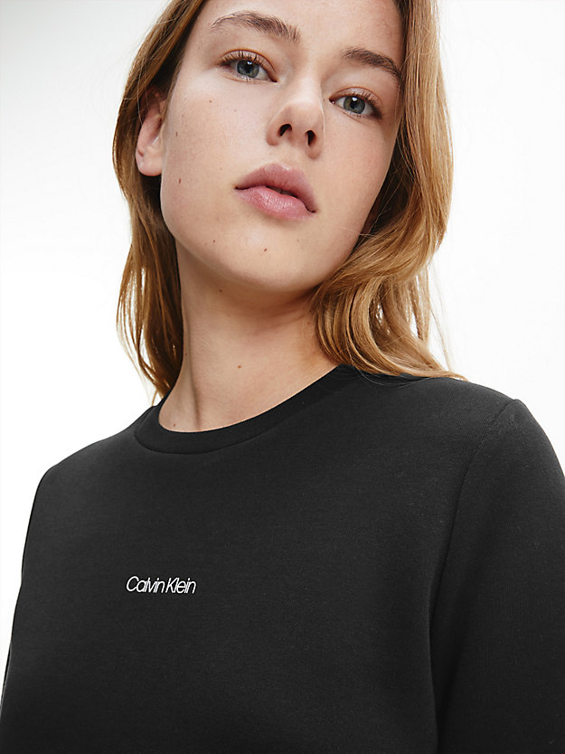 CK BLACK Sweat-shirt avec logo for femmes CALVIN KLEIN