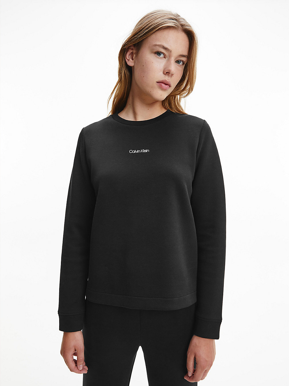 CK BLACK Sweatshirt Met Logo undefined dames Calvin Klein