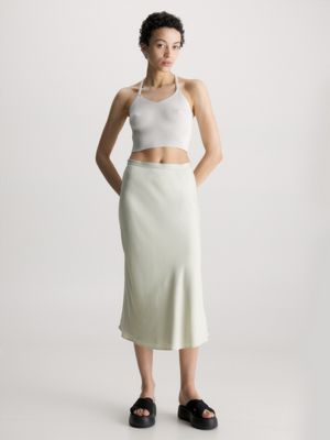 Slim Crepe Midi Skirt Calvin Klein® | K20K203514AC5