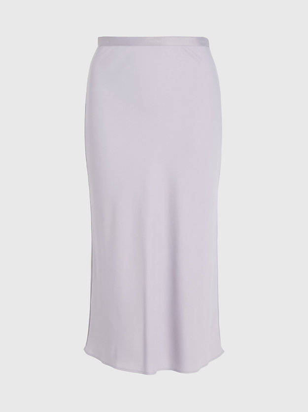 lilac dusk slim crepe midi skirt for women calvin klein