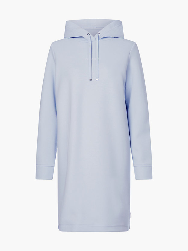 SWEET BLUE Hooded Sweatshirt Dress for women CALVIN KLEIN