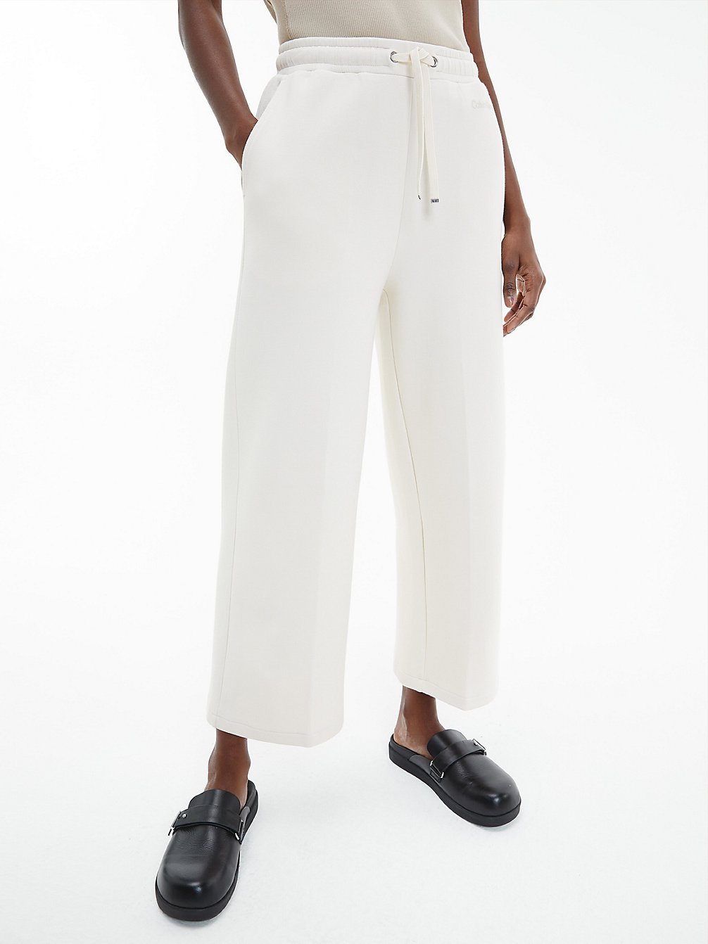 MUSLIN Organic Cotton Cropped Joggers undefined women Calvin Klein