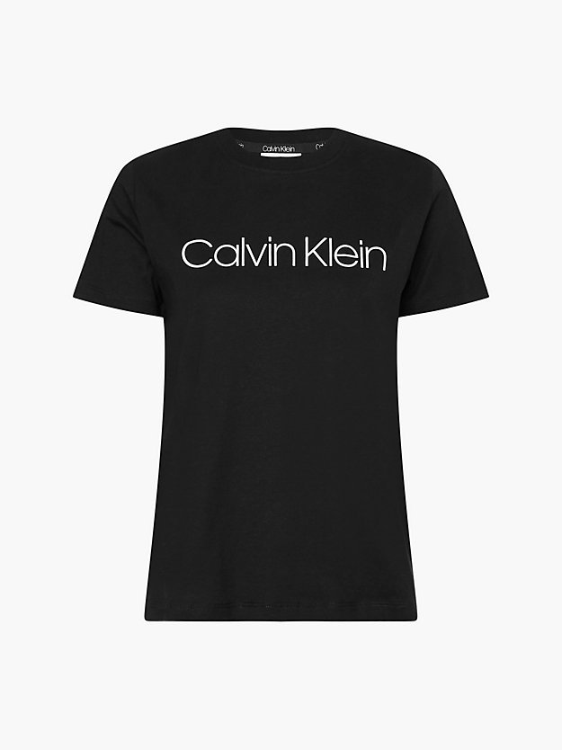 CK BLACK T-Shirt aus Bio-Baumwolle in großen Größen für Damen CALVIN KLEIN