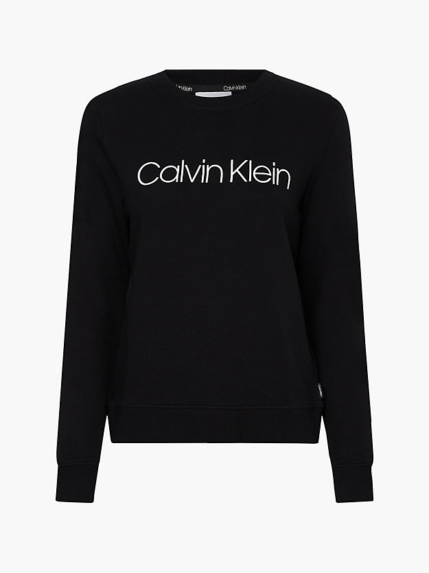 CK BLACK Logo-Sweatshirt in großen Größen für Damen CALVIN KLEIN