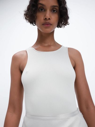Body con schiena scoperta riciclato Calvin Klein Donna Abbigliamento Top e t-shirt Body 