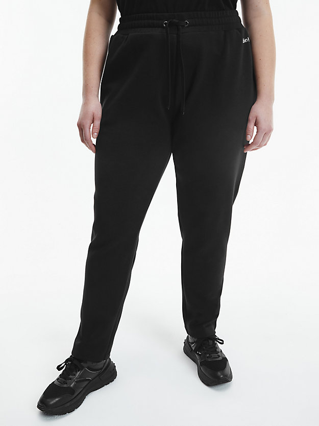 pantalon de jogging grande taille ck black pour femmes calvin klein