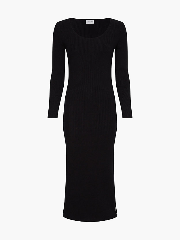 CK BLACK Dzianinowa sukienka plus size dla Kobiety CALVIN KLEIN